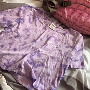 PURPLE VS PINK CROP TOP